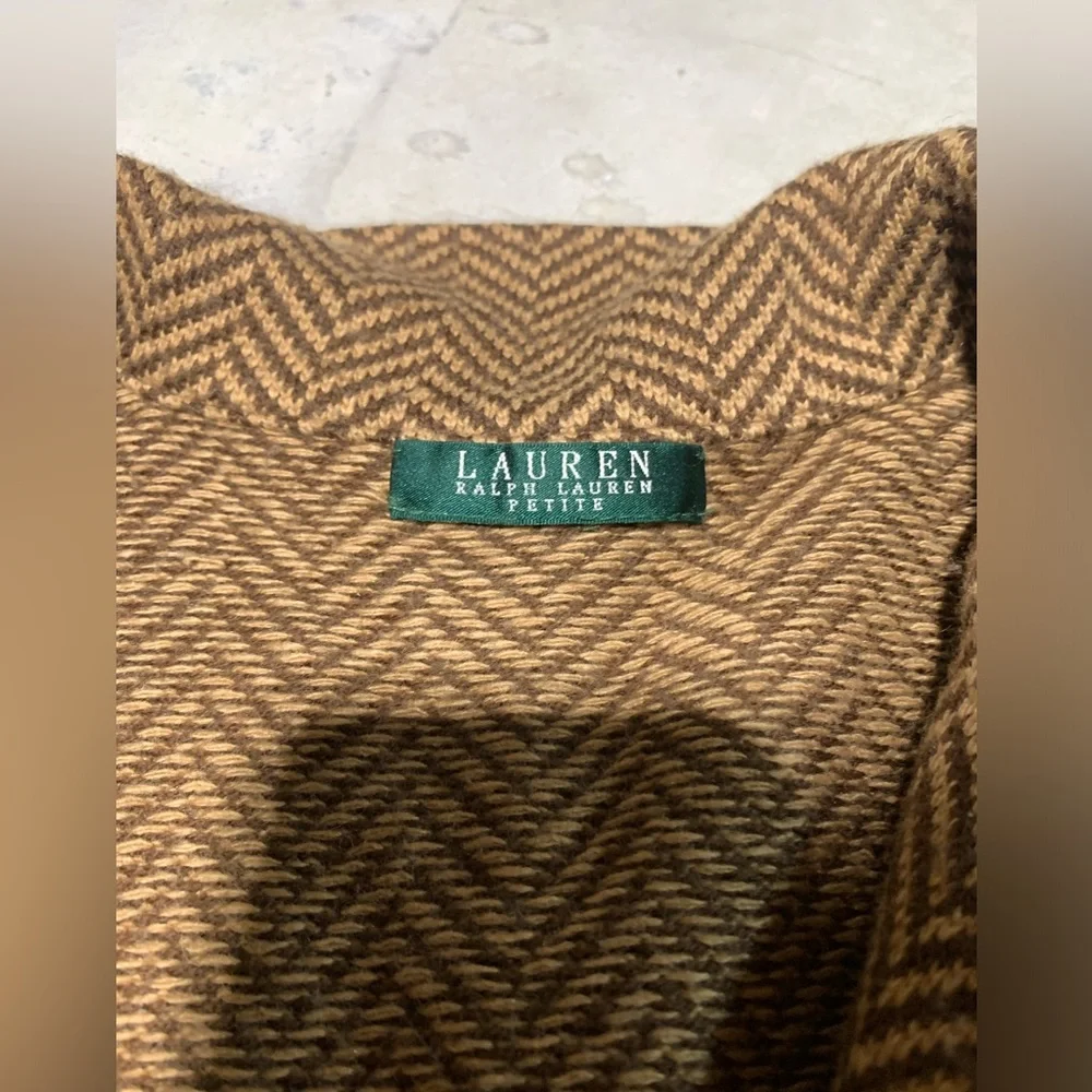 Lauren Ralph lauren petite cardigan brown - Picture 4 of 13